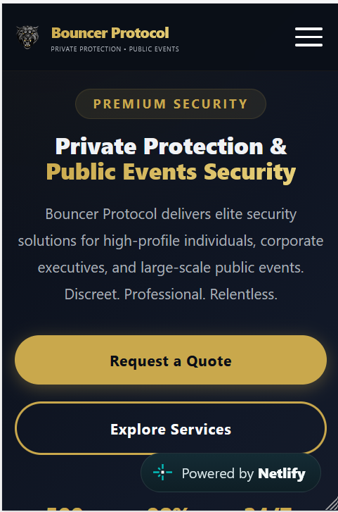 Bouncer Protocol website screenshot